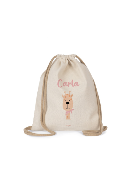 Hazlo With Love - Mochila Personalizable "Aventuras Altas" Diseño Jirafa