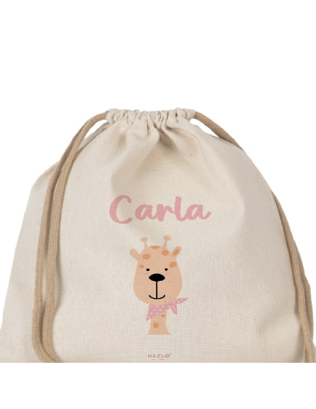 Hazlo With Love - Mochila Personalizable "Aventuras Altas" Diseño Jirafa