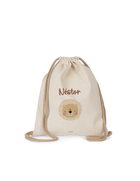 Hazlo With Love - Mochila Personalizable "Aventuras en los Bosques de India" Diseño León Asia