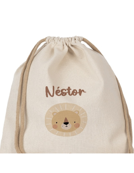 Hazlo With Love - Mochila Personalizable "Aventuras en los Bosques de India" Diseño León Asia