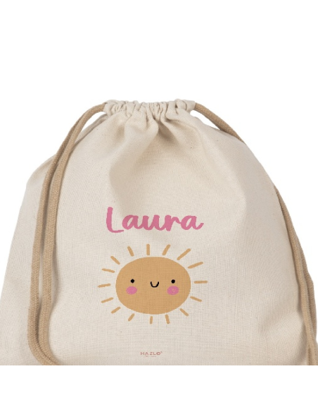 Hazlo With Love - Mochila Personalizable "Aventuras con Energía" Diseño Sol