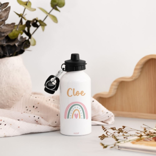 Cantimplora Personalizada "Bebidas con Magia" Arco Iris