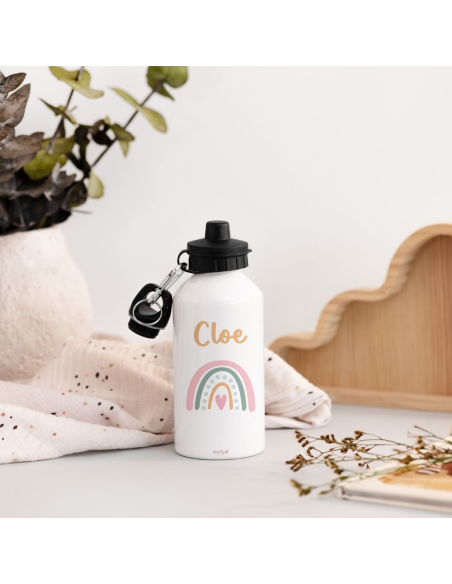 Cantimplora Personalizada "Bebidas con Magia" Arco Iris