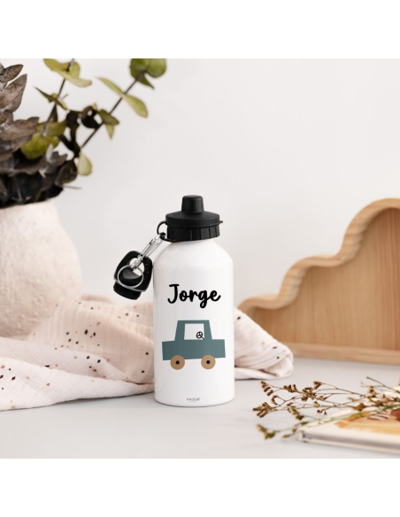 Cantimplora Personalizada con nombre "Gotas de Aventuras" Car