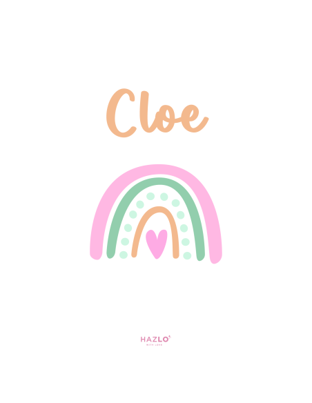 Taza de Plástico Personalizada "Bebidas con Magia" Diseño Arco Iris