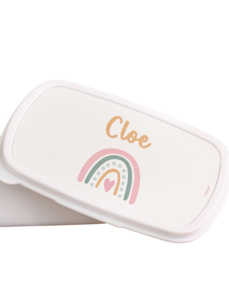 Hazlo With Love - Fiambrera Personalizable "Comidas con Magia" Diseño Arco Iris