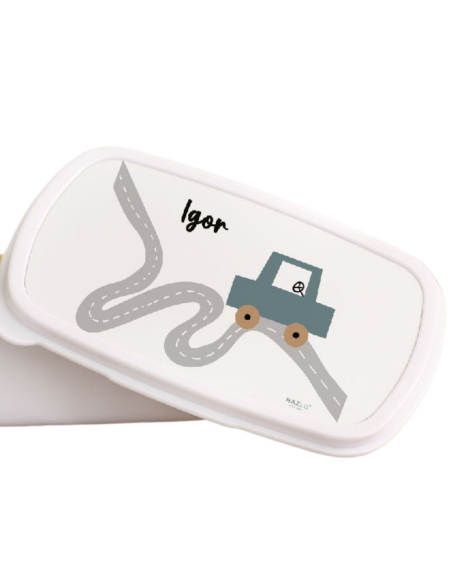 Hazlo With Love - Fiambrera Personalizable "Comidas sobre Ruedas" Diseño Car