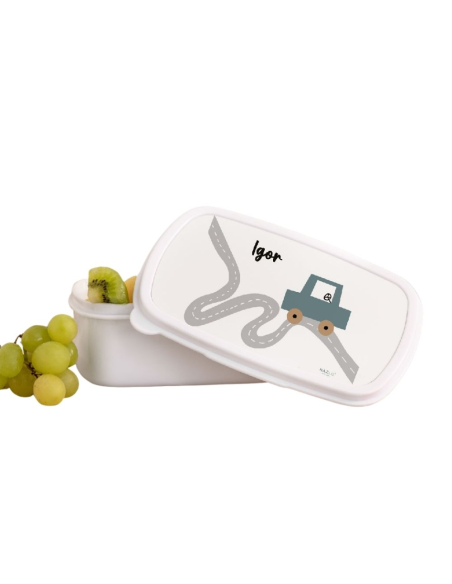 Hazlo With Love - Fiambrera Personalizable "Comidas sobre Ruedas" Diseño Car