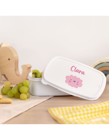 Hazlo With Love - Fiambrera Personalizable "Comidas Dulces" Diseño Nube