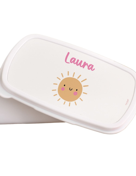 Hazlo With Love - Fiambrera Personalizable "Comidas con Energía" Diseño Sol