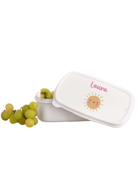 Hazlo With Love - Fiambrera Personalizable "Comidas con Energía" Diseño Sol