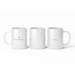 Pack 2 tazas personalizadas · Love & Hugs 2