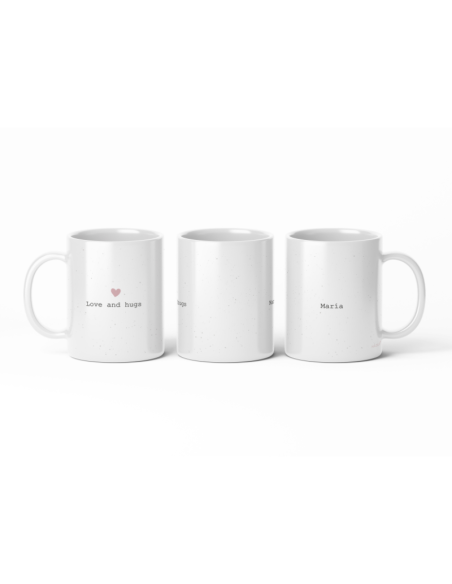 Pack 2 tazas personalizadas · Love & Hugs